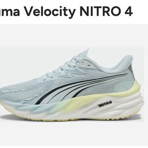 Puma Velocity NITRO 4 Women's Light Blue Athletic Shoes